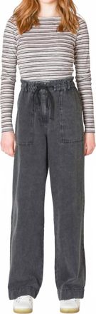 Dex Clothing Wide Leg Denim Pants In Black