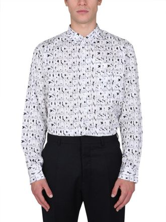 Comme Des Gar&ccedil;ons X Kaws Print Shirt