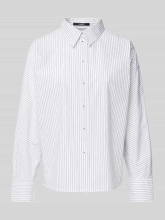 someday Someday Hemdbluse mit Knopfleiste Modell Zinza in Marine, Gr&ouml;&szlig;e 40