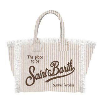 MC2 Saint Barth Tote Bags, female, Beige, Size: ONE SIZE Stylish Bags Collection