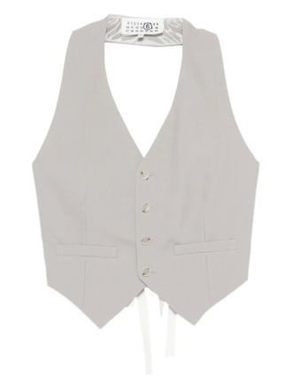 Maison Margiela Gilet met knopen - Grijs