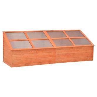 vidaXL Invernadero De Madera 180x57x62 Cm Vidaxl
