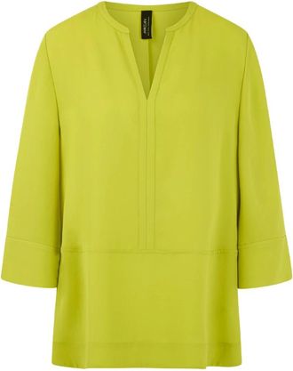 Marc Cain Blouse - Dames - Blouses - Groen - XL - Overhemden