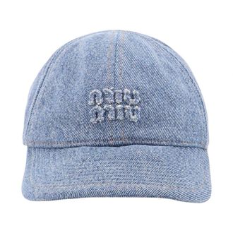 Miu Miu Gorra de b&eacute;isbol Drill - Accessories - Mujer - Azul - M