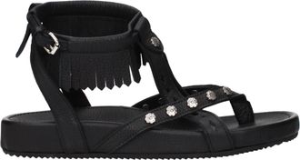 Isabel Marant Leather Flat Womens Sandals