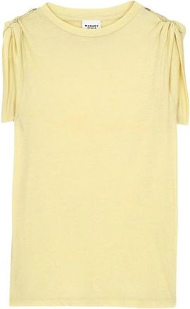 Isabel Marant Tops, Dames, Geel, S, Katoen, Zelna T-shirt