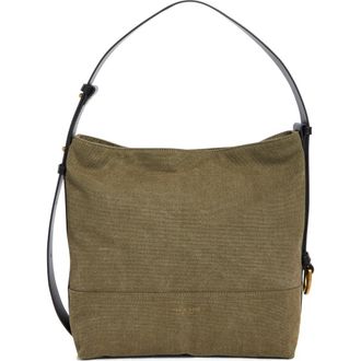 Rag & Bone Clinton Canvas Bucket Bag in Forest at Nordstrom Rack