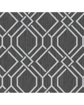 Brewster Home Fashions Frege Charcoal Trellis Wallpaper