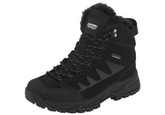 Icepeak Outdoorwinterstiefel ICEPEAK AREZZO, Damen, Gr. 36, basic schwarz, Synthetik, Textil, Schuhe Outdoorwinterstiefel, Winterschuhe, Winterboots, Snowboot