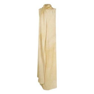 Cortana Dames, Jurken, Beige, Maat: 2XS Zijde
