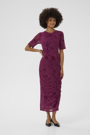 Culture Jurk CUkitti Fitted wine