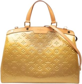 Louis Vuitton Pre-owned Brea GM - Dames - Vintage Handtas - Beige - ONE Size - Leer - Vintage