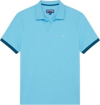 Vilebrequin Tops, Heren, Blauw, XL, Katoen, Palatin Polo Shirt