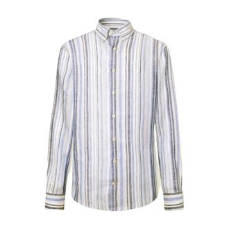 Hackett Camicia in lino a righe multicolor - - Shirts - Uomo - Multicolore - M