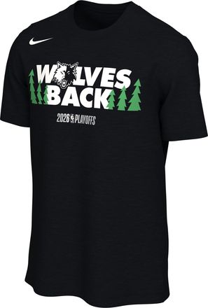 Nike Minnesota Timberwolves Nike Mens Basketball T-Shirt in Black | JF1831-010