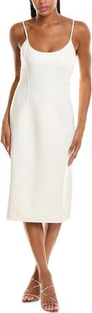 Michael Kors Wool-Blend Slip Sheath Dress
