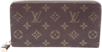 Louis Vuitton Pre-owned Zippy Wallet Monogram Lange Portemonnee - Dames - Vintage Accessoires - Bruin - ONE Size - Leer - Vintage