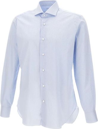 Barba Journey Collection Shirt - Heren - Casual Overhemden - Blauw - 3XL - Katoen - Overhemden