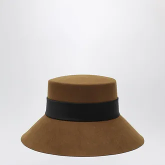 Loro Piana Cappello Viviana marrone in cashmere