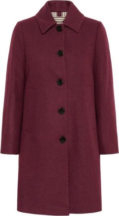 Part Two Klassieke Jas Tawny Port Melange - Dames - Mantel - Rood - 2XL - Jassen