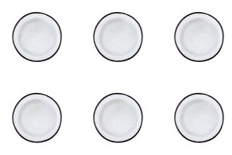 Bj&ouml;rn Borg Plato &Oslash;16cm - 6 Piezas - Blanco marfil