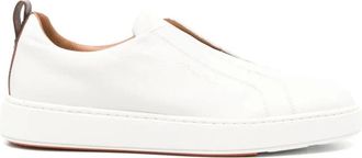 Santoni Heren, Schoenen, Wit, Maat: 43 1/2 EU