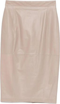 Max Mara Leather Skirt