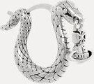 Vivienne Westwood Man. Albane Small Single Earring Antique-platinum Antique-platinum Men