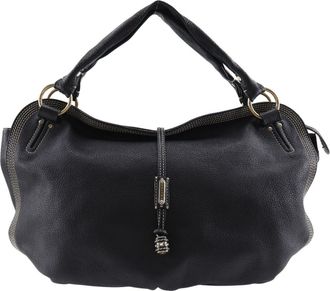 Celine Black Leather Tote Bag (Pre-Owned)