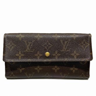 Louis Vuitton Monogram Brown Monogram Monogram Long Wallet (Bi-Fold) (Pre-Owned)