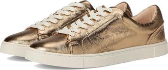 Frye Ivy Low Lace Womens Lace up casual Shoes Dark Gold : 7.5 B - Medium, Leather