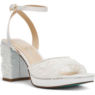 Betsey Johnson Junie Sandal in Ivory at Nordstrom, Size 9.5