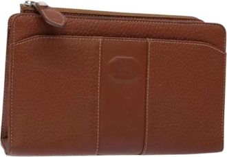 Burberry Pre-owned Cuoio clutches - - Pre-owned - Donna - Marrone - ONE SIZE