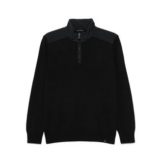 Paul & Shark High-neck Wool Half-zip Sweater
