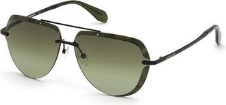 adidas OR0018 05P Mens Sunglasses Black Size 63