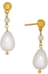 Ottoman Hands Kyra Pearl Drop stud Earrings in Gold at Nordstrom