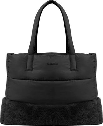Bomboogie Borsa tote bimateriale - - Bags - Uomo - Nero - ONE SIZE