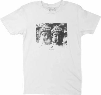 Kinetix Mens Double Buddha Tee In White