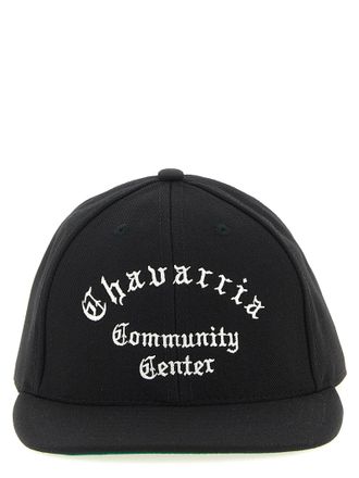 Willy Chavarria Black Polyester Cap (Baseball Mens Hat)