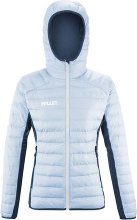 Millet Iceberg Dark Denim Warm Hoodie - Dames - Windbreakers - Blauw - S - Denim - Fitness