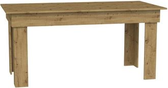 Topeshop RHEA - Dining table kitchen living room 160x80x75cm - Scandinavian style modern dining table for 6 - Artisan