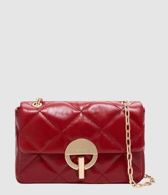 Vanessa Bruno Sac Moon Moyen Rubis