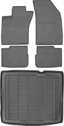 OEM Juego De Alfombrillas De Goma Para Coche Y Alfombrilla Para Maletero Para Fiat Tipo Hatchback A Partir De 2016