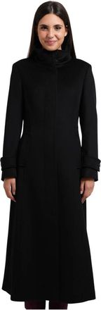 Pennyblack Corsaro Lange Jas - Dames - Mantel - Zwart - XS - Wol - Jassen