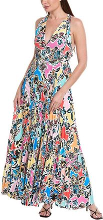 Milly Oria Rainbow Oasis Maxi Dress