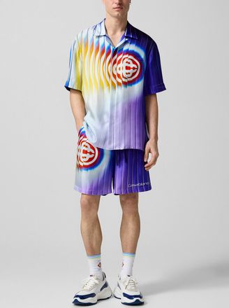 Casablanca Mens Shockwave pure silk shorts