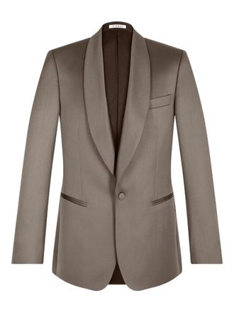 Fursac shawl-collar single-breasted tuxedo - Brown