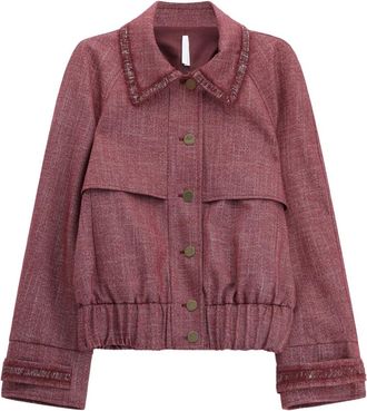 Imperial Giubbotto Giubbino - Dames - Zomerjassen - Rood - M - Katoen - Jassen