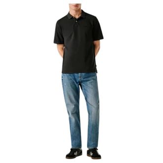 Pepe Jeans London New Oliver Polo - male - Pepe Jeans - Polo Shirts - Black - 2XL - Tops