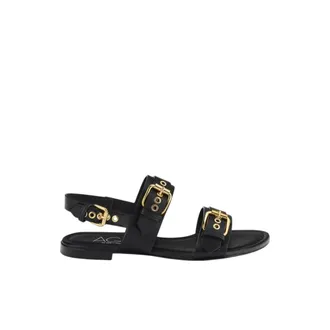 AGL Flat Sandals, female, Black, Size: 10 US Summer Sandals